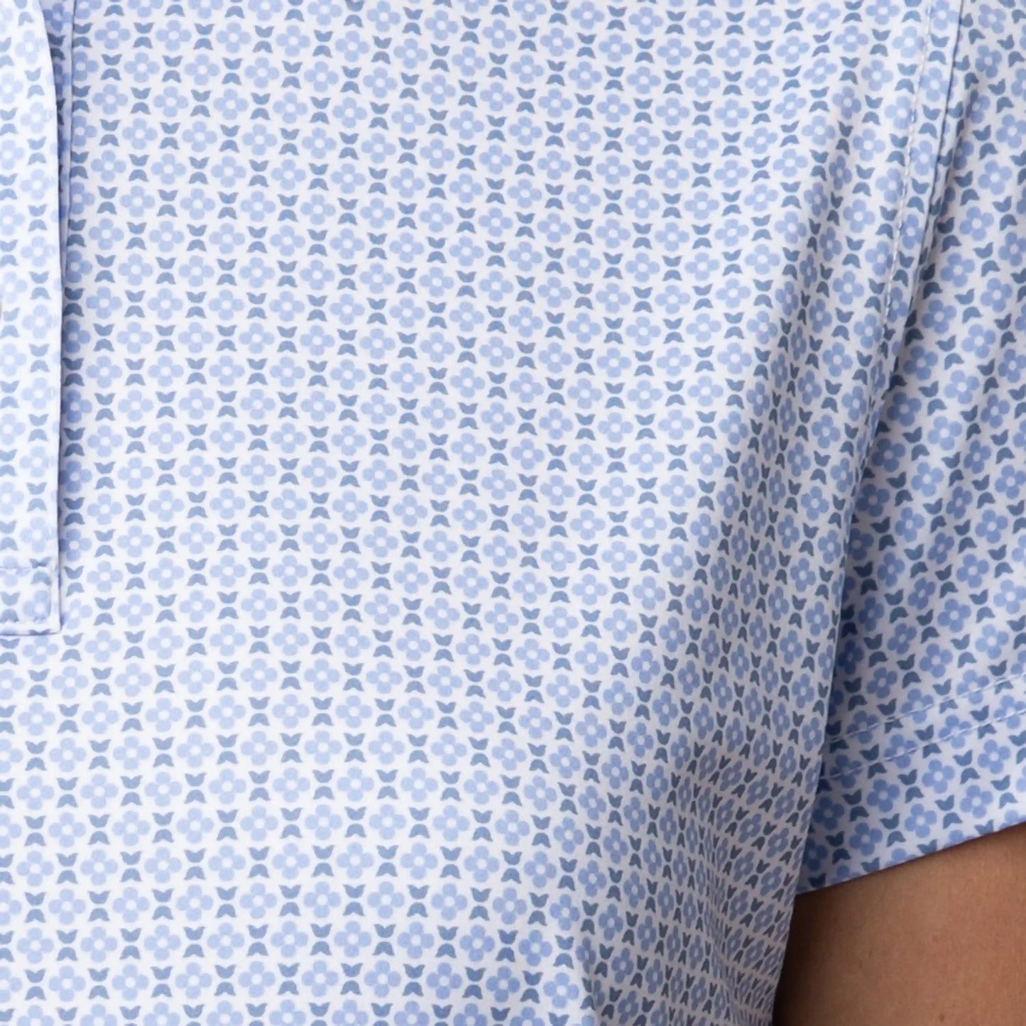 Geo Bloom Performance Polo