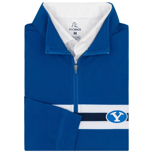 BYU Helmet Stripe Collegiate Q-Zip