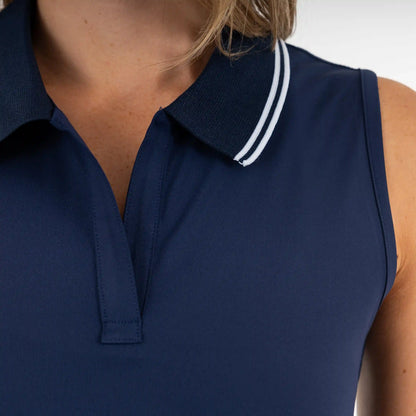 Brooke Sleeveless Performance Polo