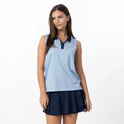 Brooke Sleeveless Performance Polo