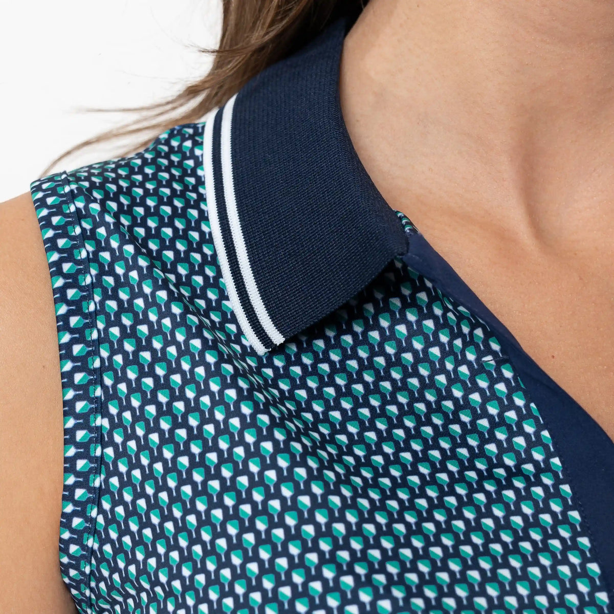 Brooke Sleeveless Performance Polo