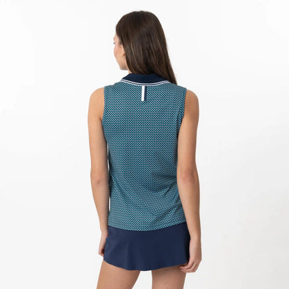 Brooke Sleeveless Performance Polo
