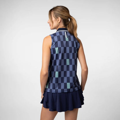 Brooke Sleeveless Performance Polo