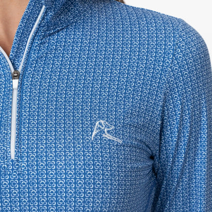 Floral Lattice Performance Q-Zip