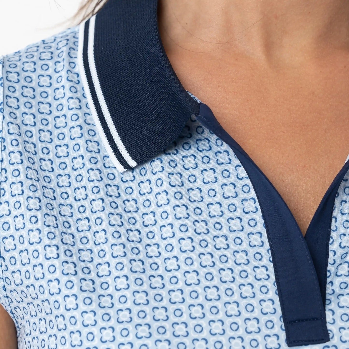 Brooke Sleeveless Performance Polo