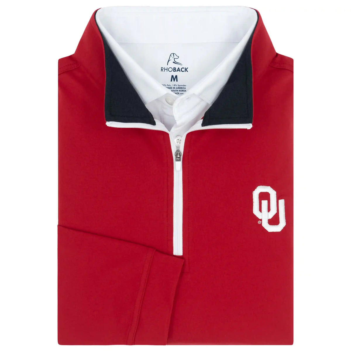 Solid Collegiate Q-Zip - Oklahoma