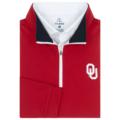 Solid Collegiate Q-Zip - Oklahoma