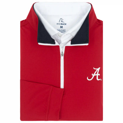 Solid Collegiate Q-Zip - Alabama