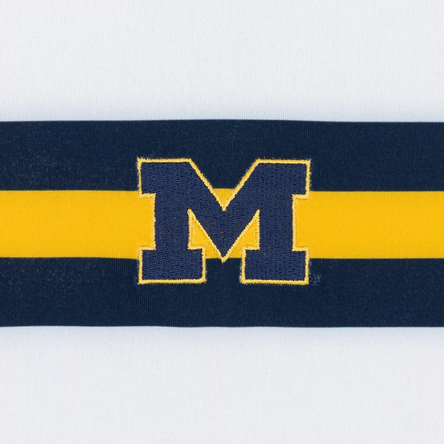Michigan Jersey Stripe Collegiate Q-Zip