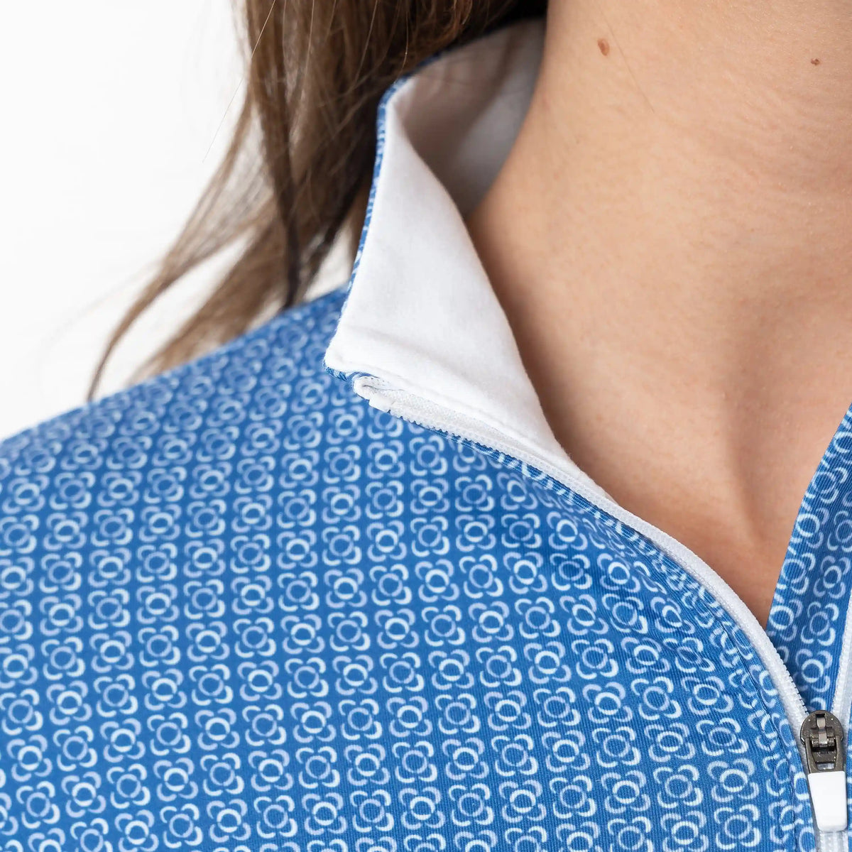 Floral Lattice Performance Q-Zip