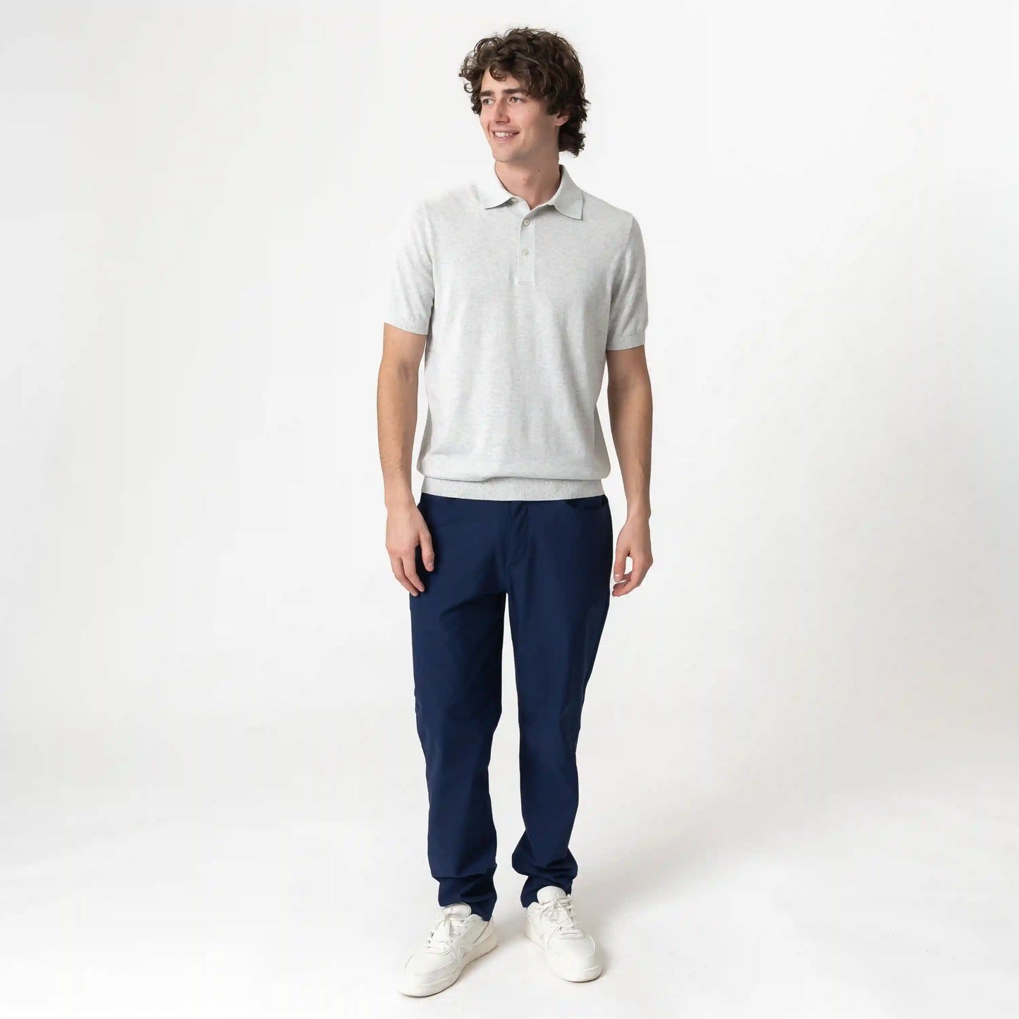 Harbor Stretch Sweater Polo