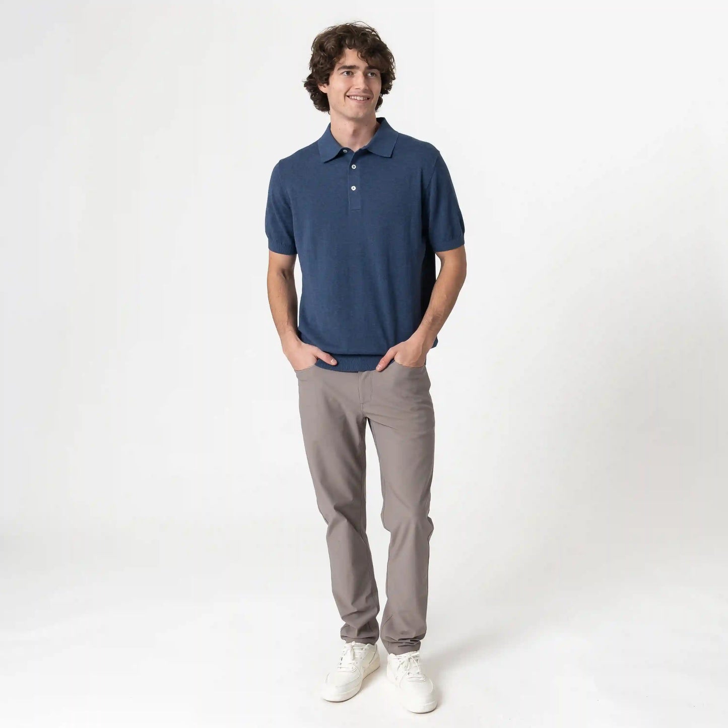 Harbor Stretch Sweater Polo