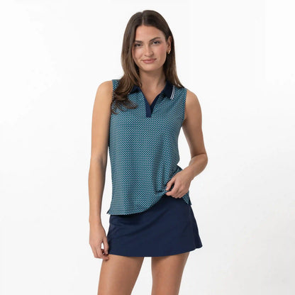 Brooke Sleeveless Performance Polo