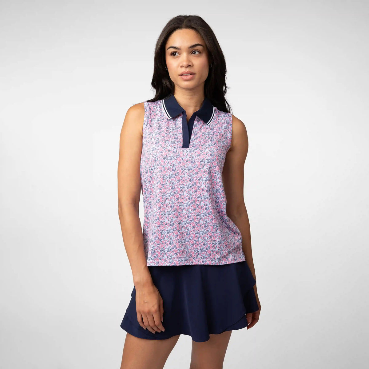 Brooke Sleeveless Performance Polo