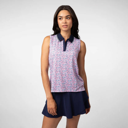Brooke Sleeveless Performance Polo