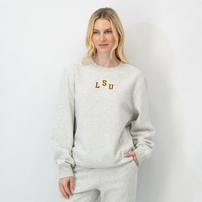 Ready Collegiate Crewneck - LSU