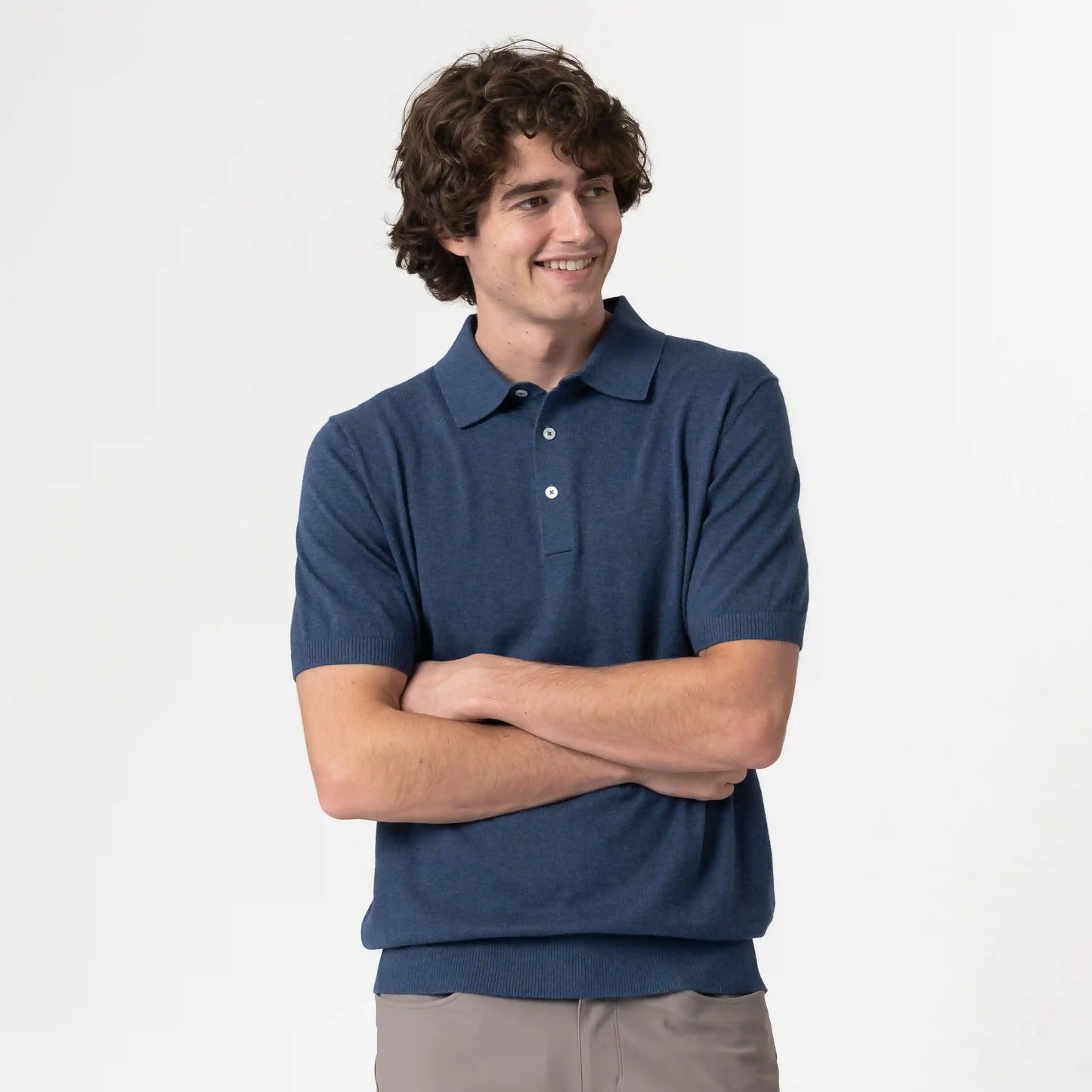 Harbor Stretch Sweater Polo