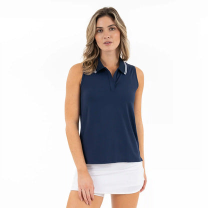 Brooke Sleeveless Performance Polo