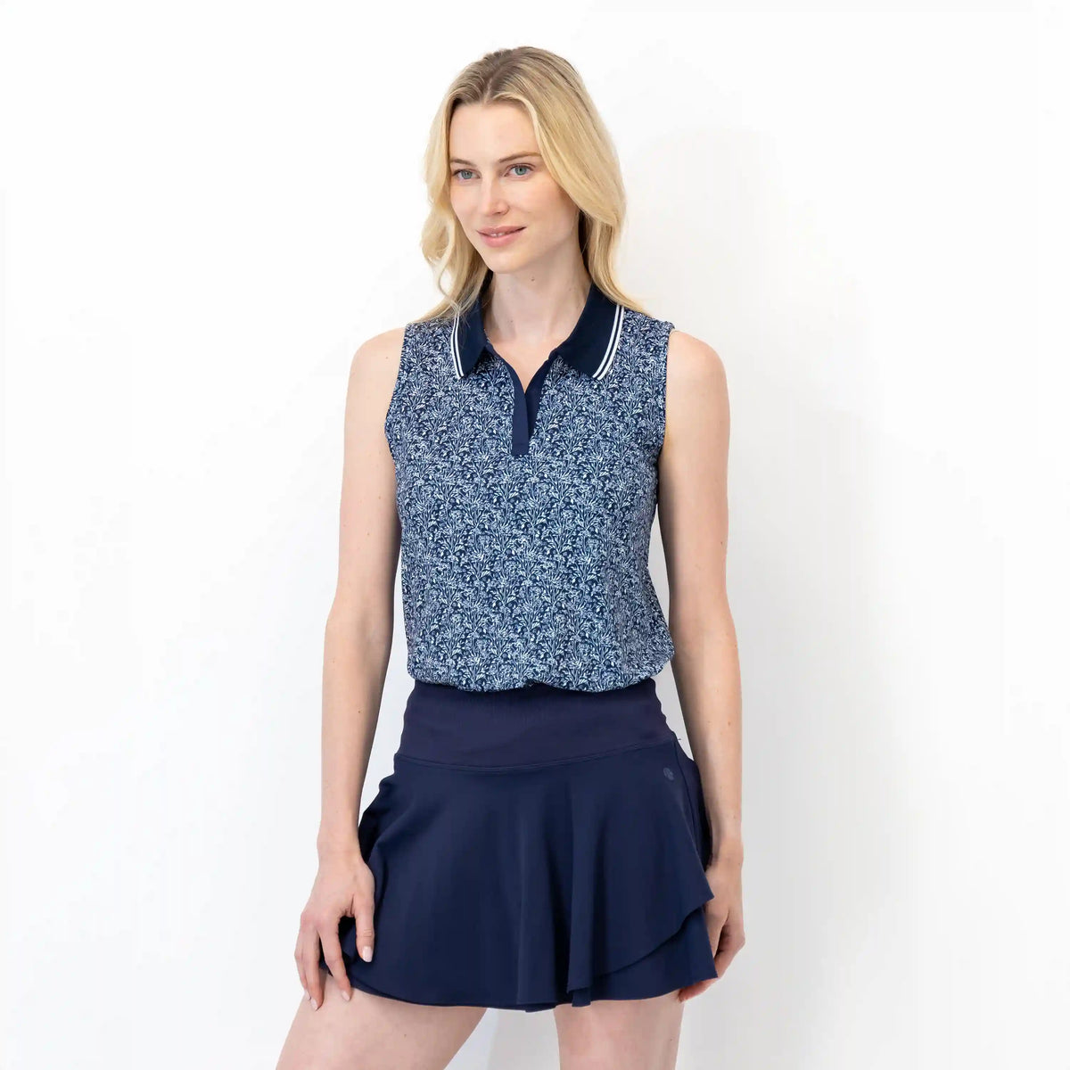 Brooke Sleeveless Performance Polo