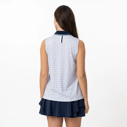 Brooke Sleeveless Performance Polo