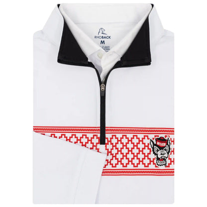 NC State Brickyard Stripe Collegiate Q-Zip