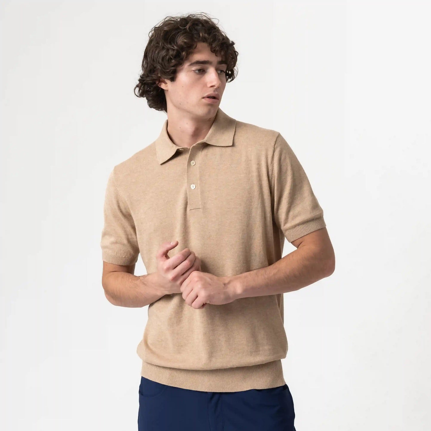 Harbor Stretch Sweater Polo