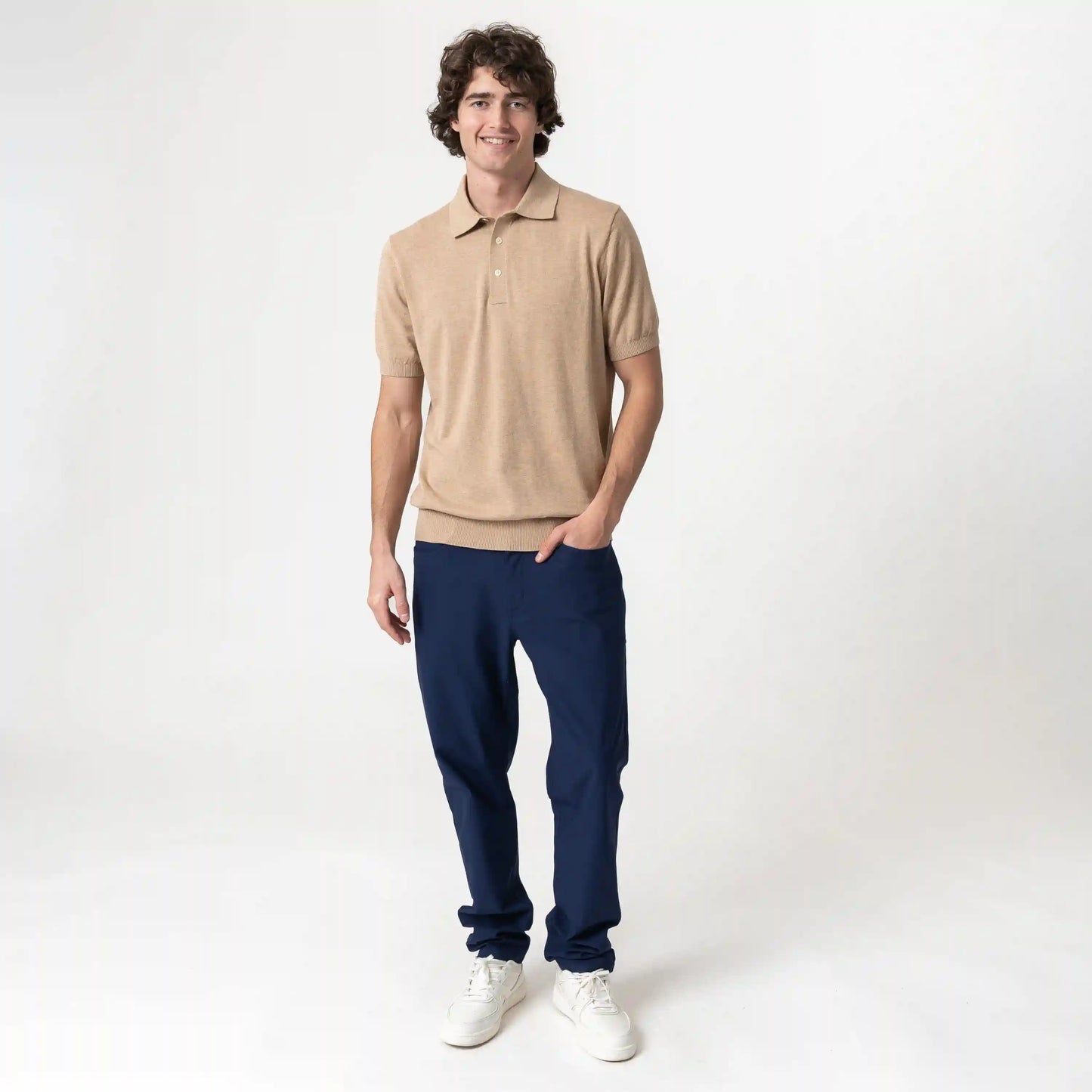 Harbor Stretch Sweater Polo