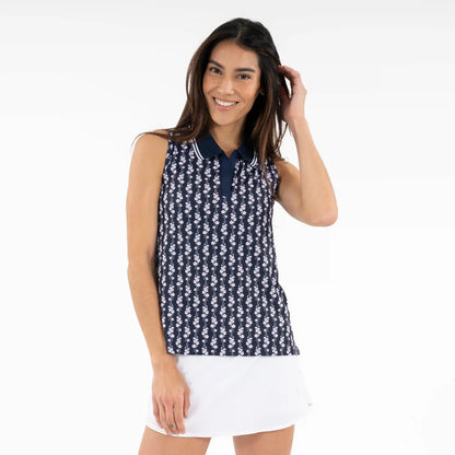 Brooke Sleeveless Performance Polo