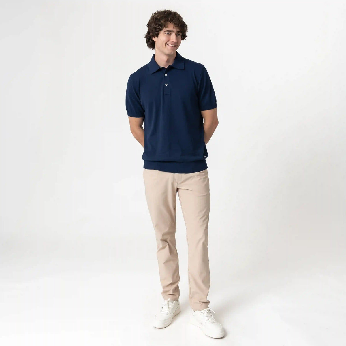Harbor Stretch Sweater Polo