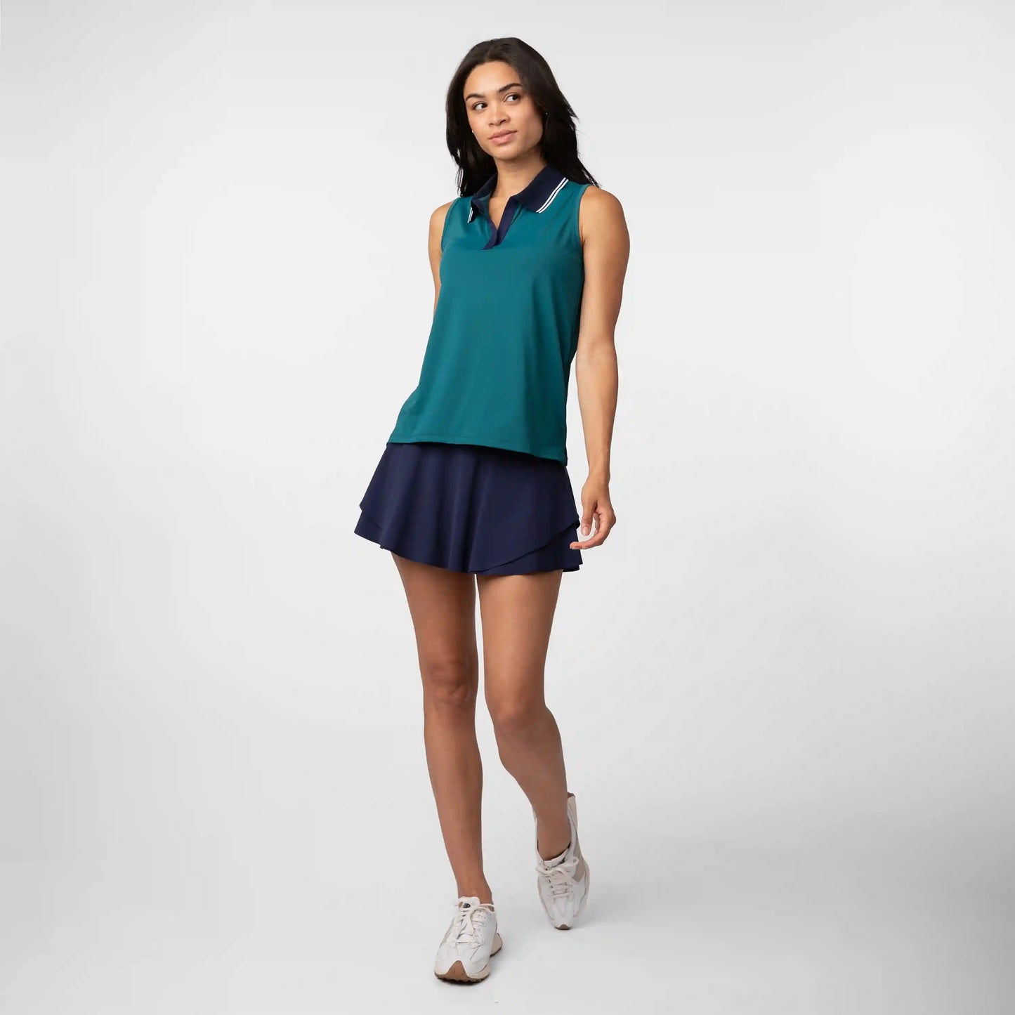 Brooke Sleeveless Performance Polo