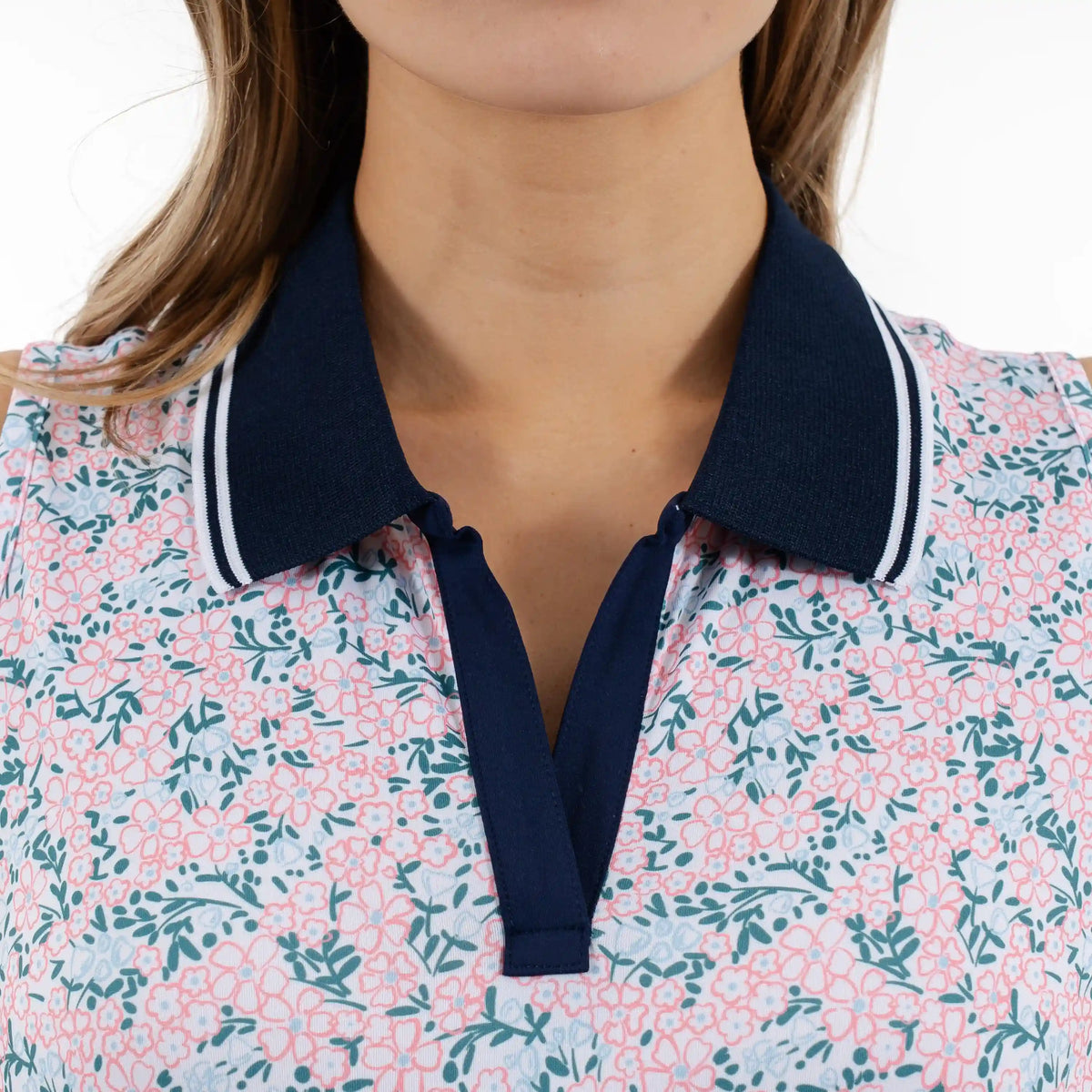 Brooke Sleeveless Performance Polo